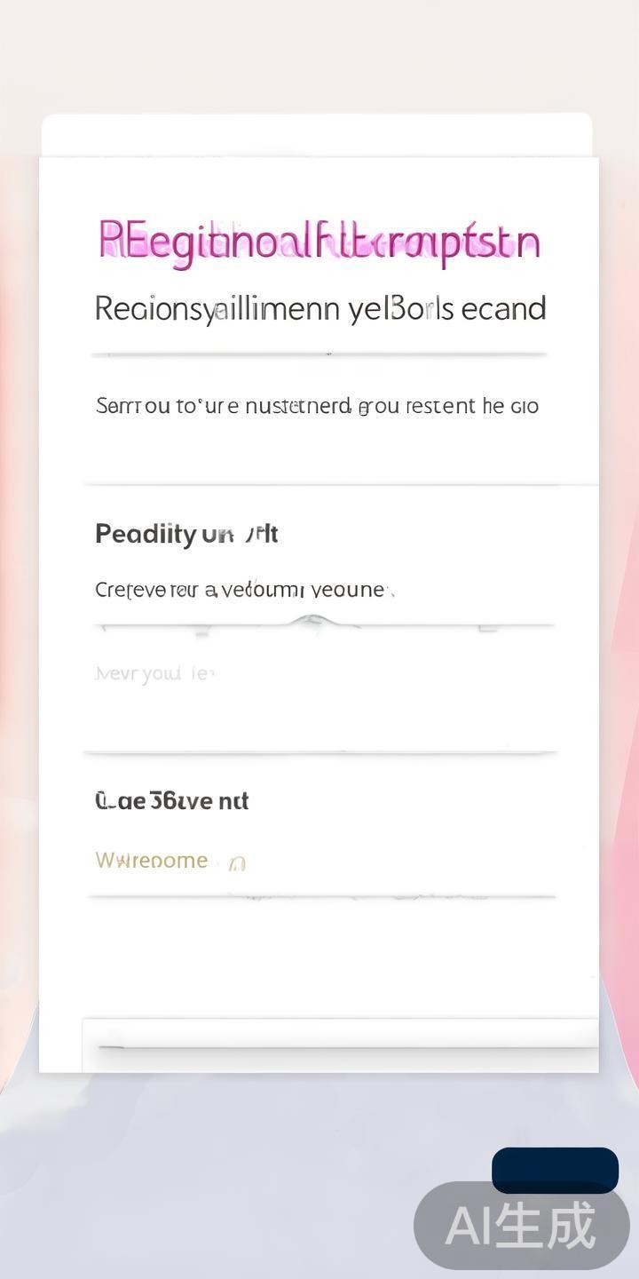 完成应用安装后，用户需要进行账号注册。一般流程包括